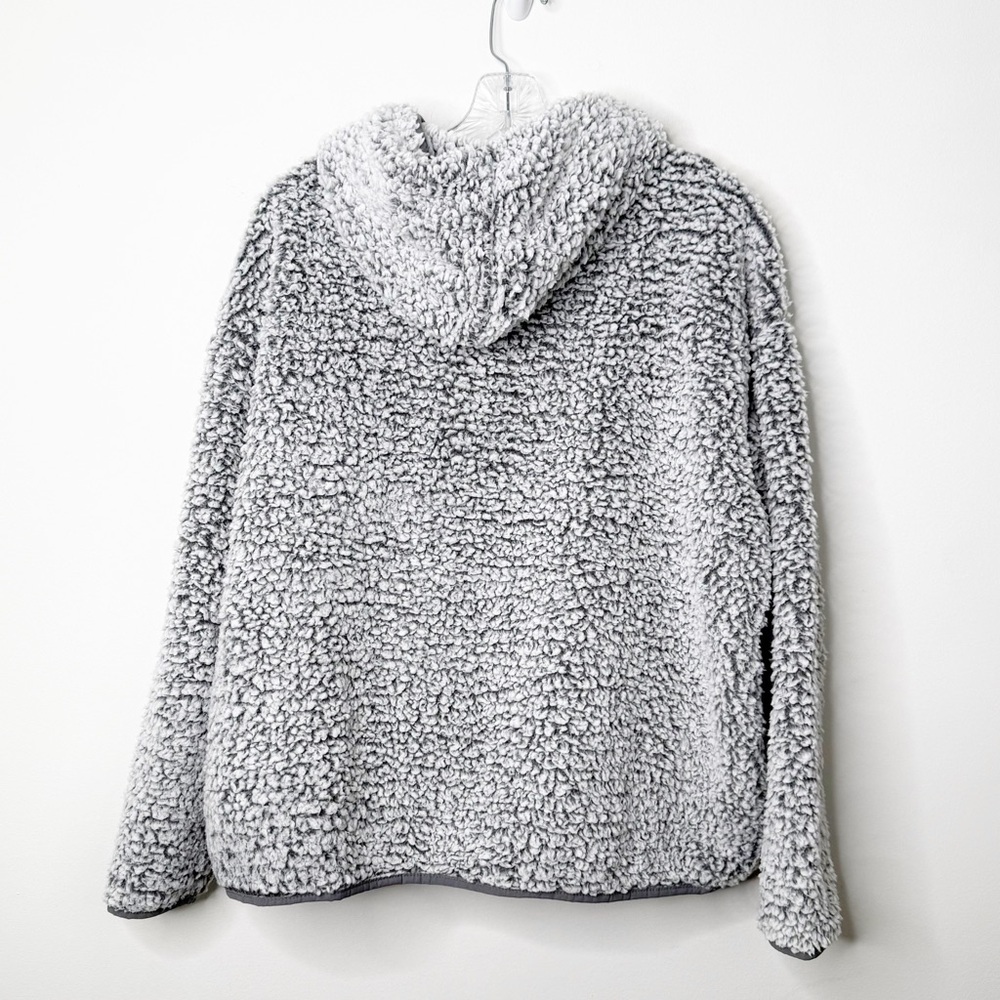 EDDIE BAUER | Fireside Plush 1/2 Zip Pullover Hoodie‎ Top Fleece Sherpa Sz. XL - Picture 5 of 5